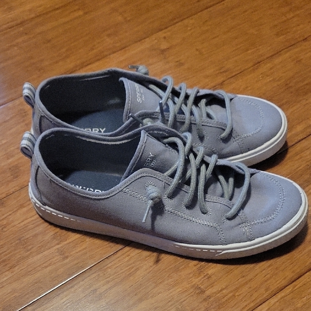 Sperry Women's Gray Casual Sneakers - Picture 4 of 5
